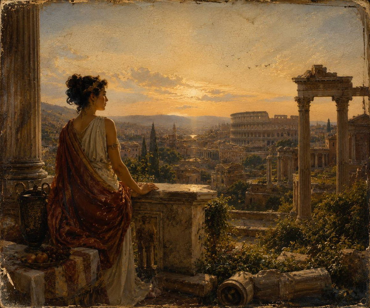 A Woman at Sunset – The Timeless City