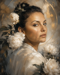 The Woman Among Flowers